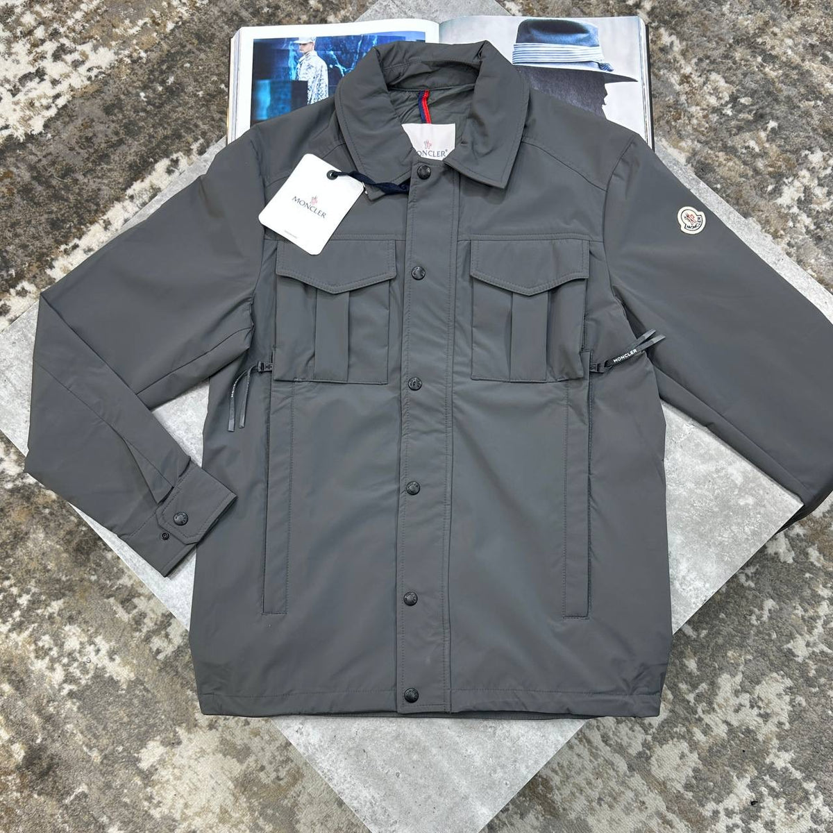 NCLR FRONT POCKET JACKET BLACK