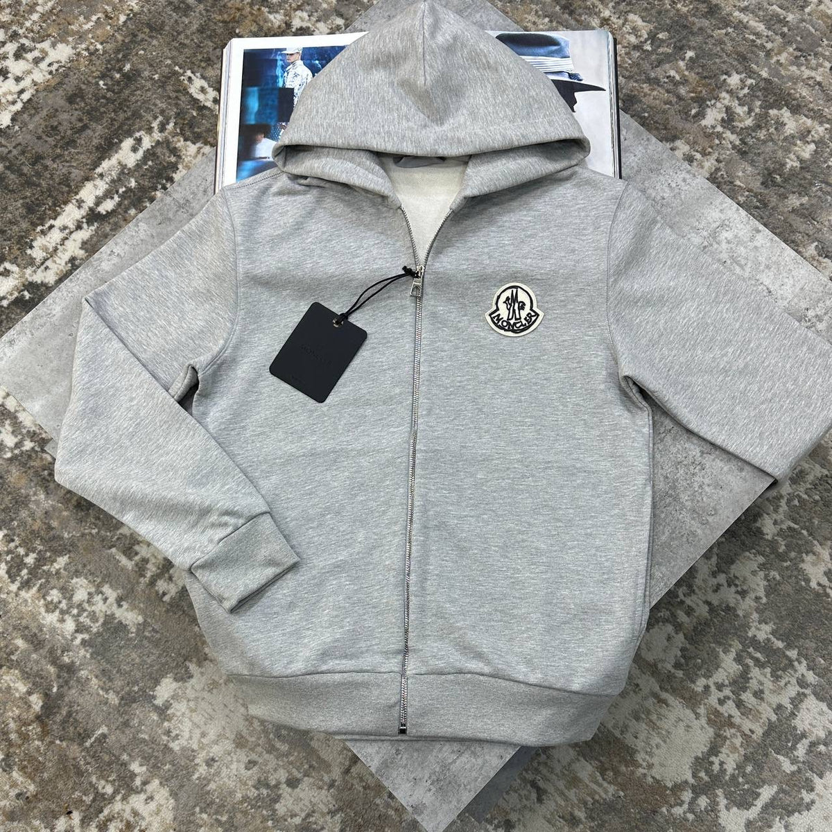 MNCR FRONT BIG BADGE TRACKSUIT GREY