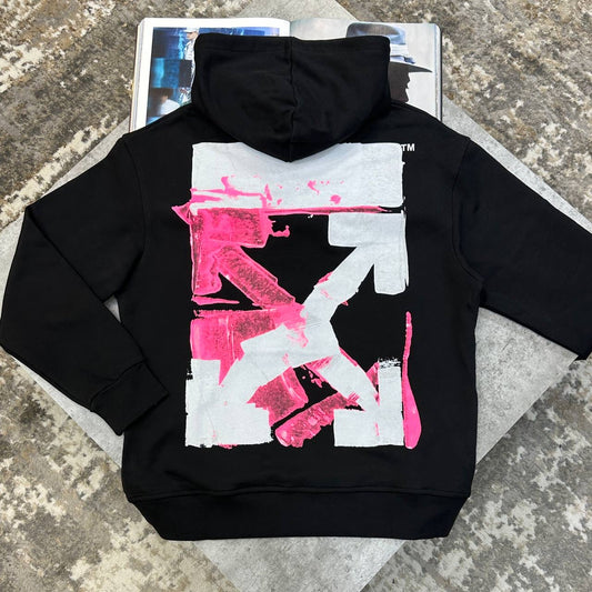 OFF.W HOODIE BLACK