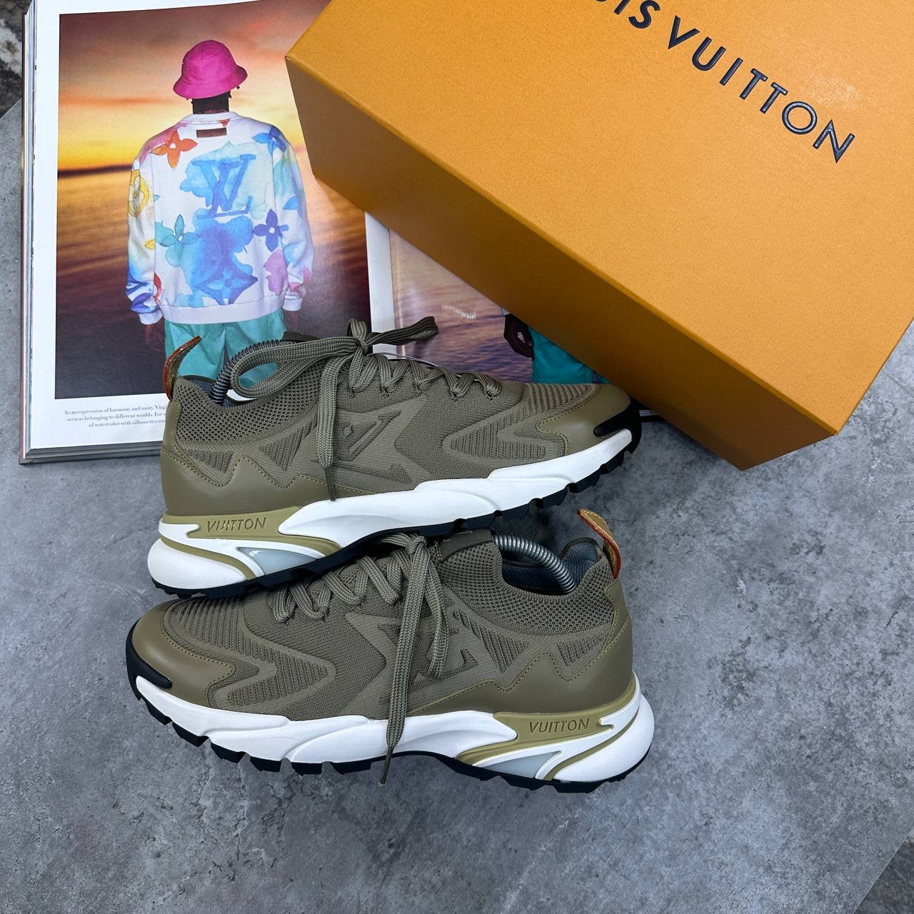 LVE TRAINERS BROWN/WHITE