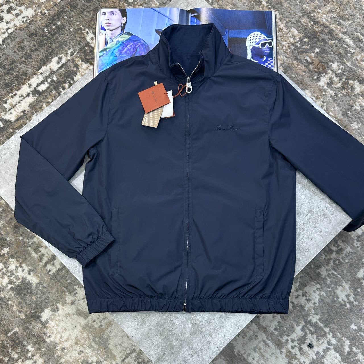 L|P REVERSIBLE JACKET NAVY