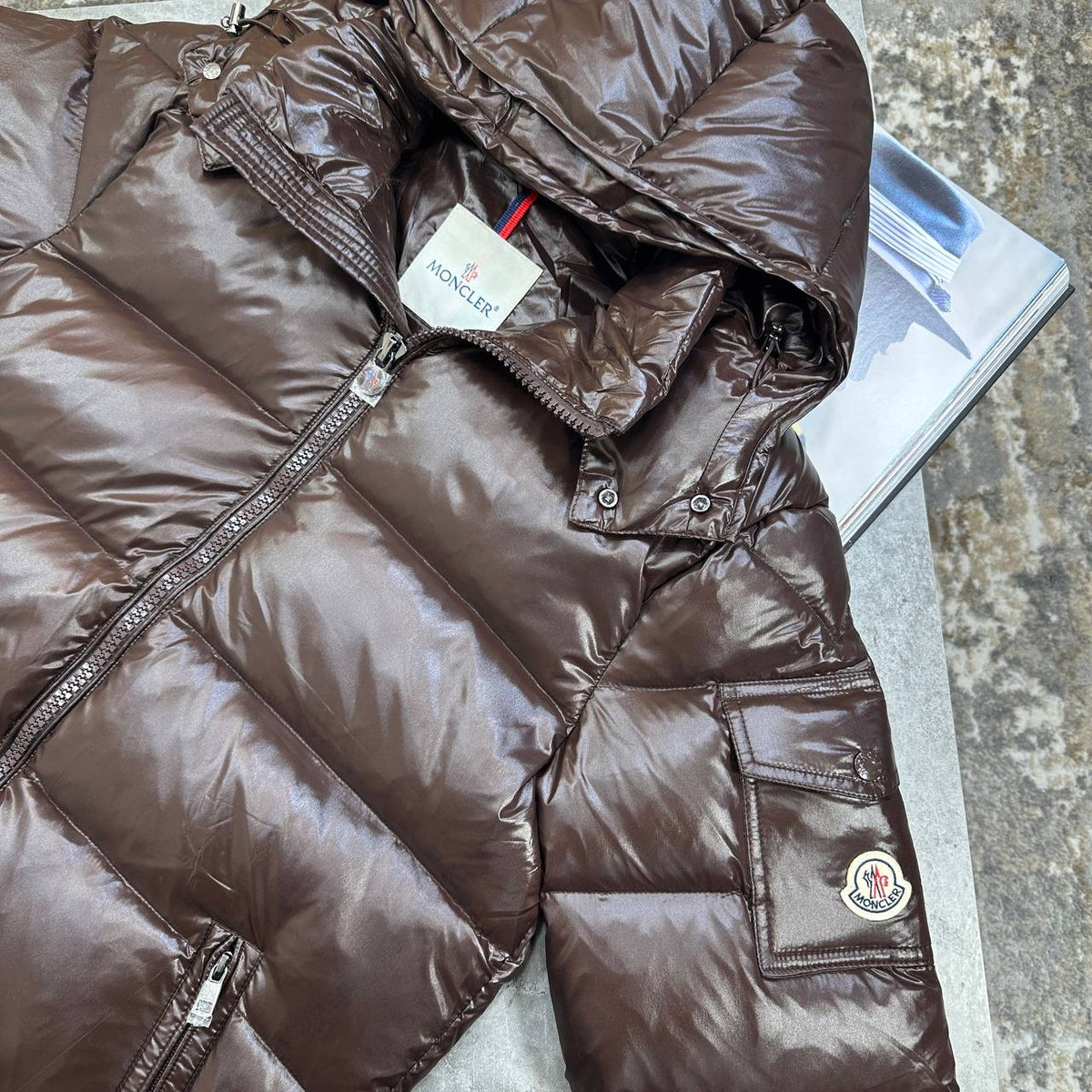 NCLR MAYA FULL PUFFY JACKET DARK KHAKHI