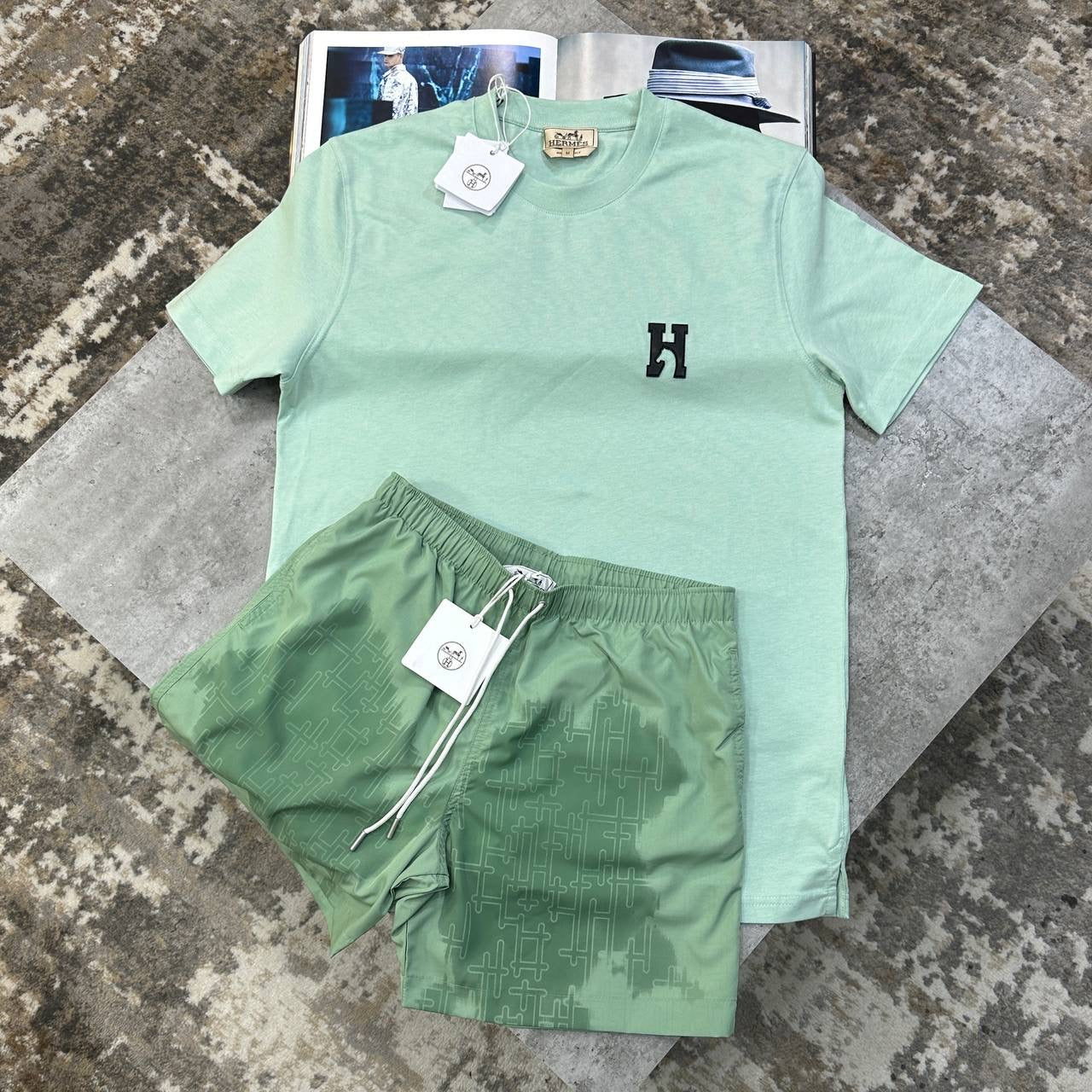 HRMS SHORT SET All GREEN