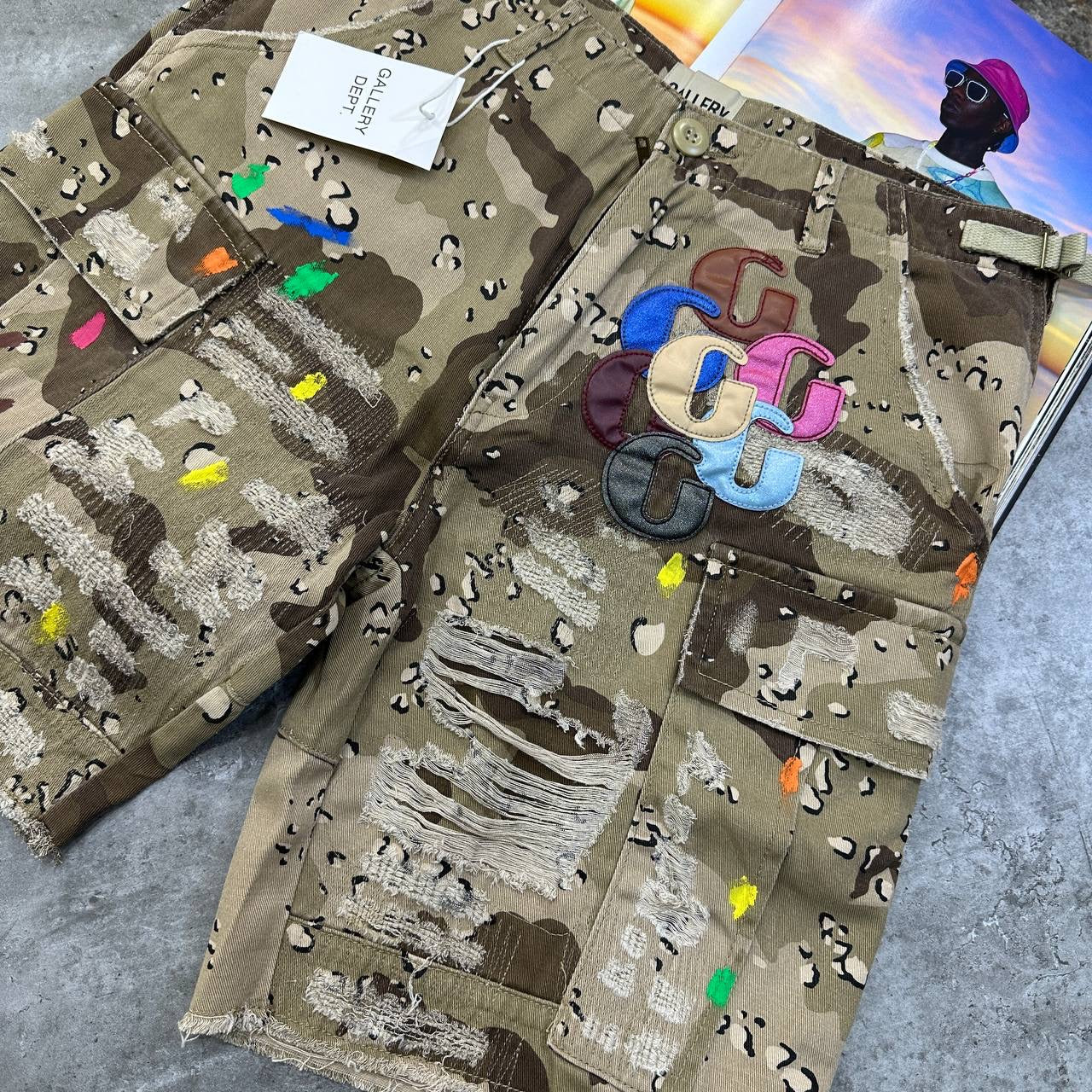 GLRY-DPT CARGO SHORTS BROWN