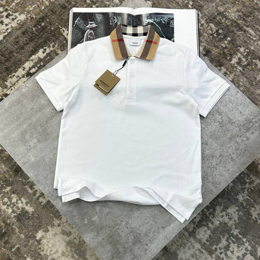 BRBRY POLO WHITE