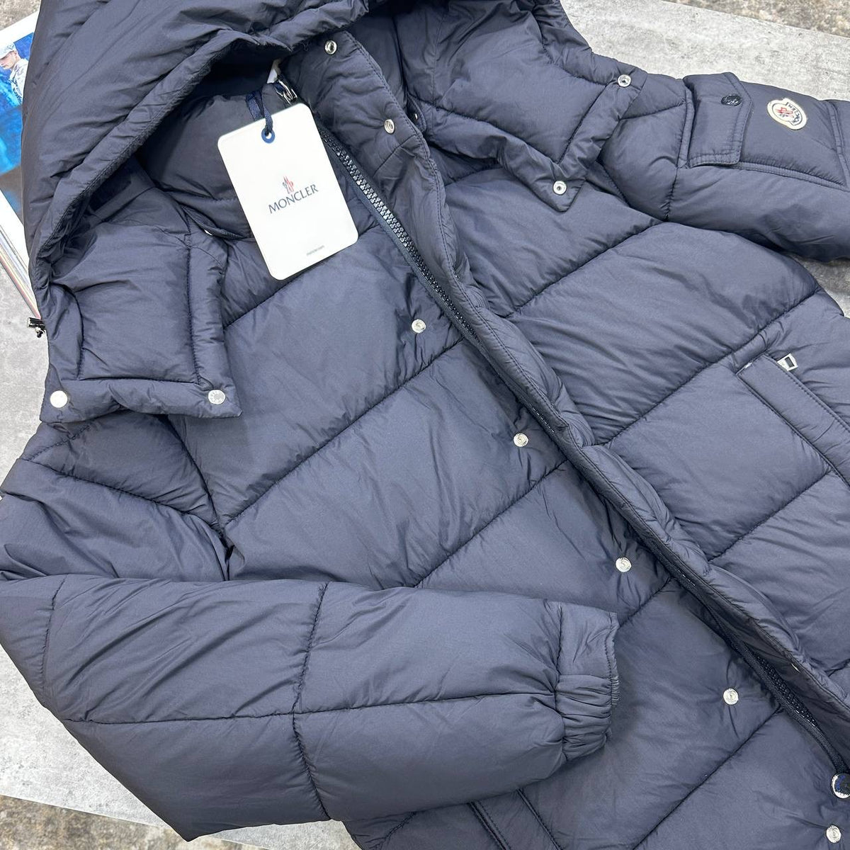 NCLR MAYA FULL PUFFY JACKET NAVY