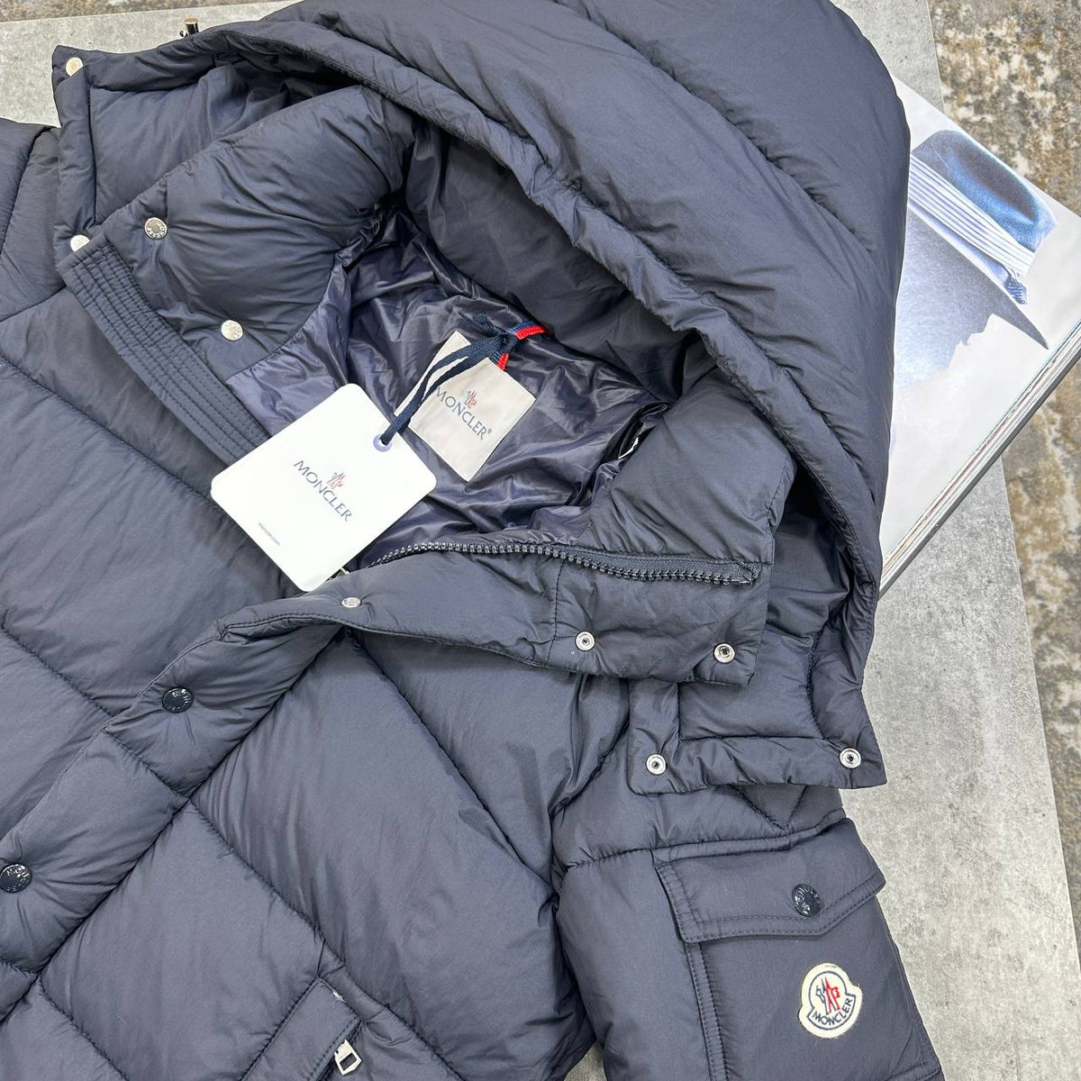 NCLR MAYA FULL PUFFY JACKET NAVY