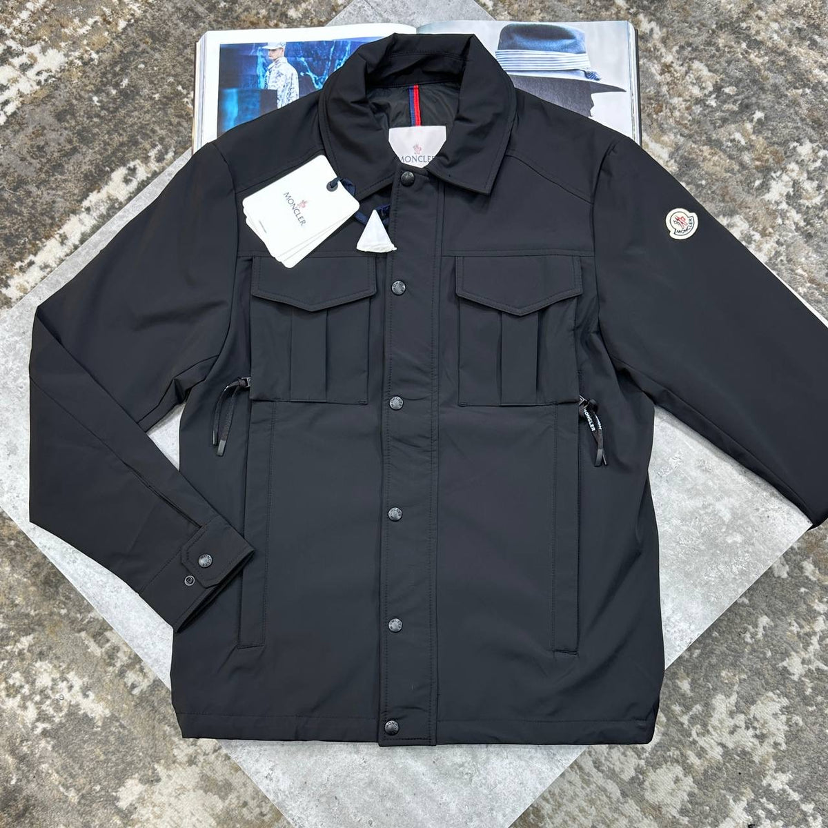 NCLR FRONT POCKET JACKET BLACK