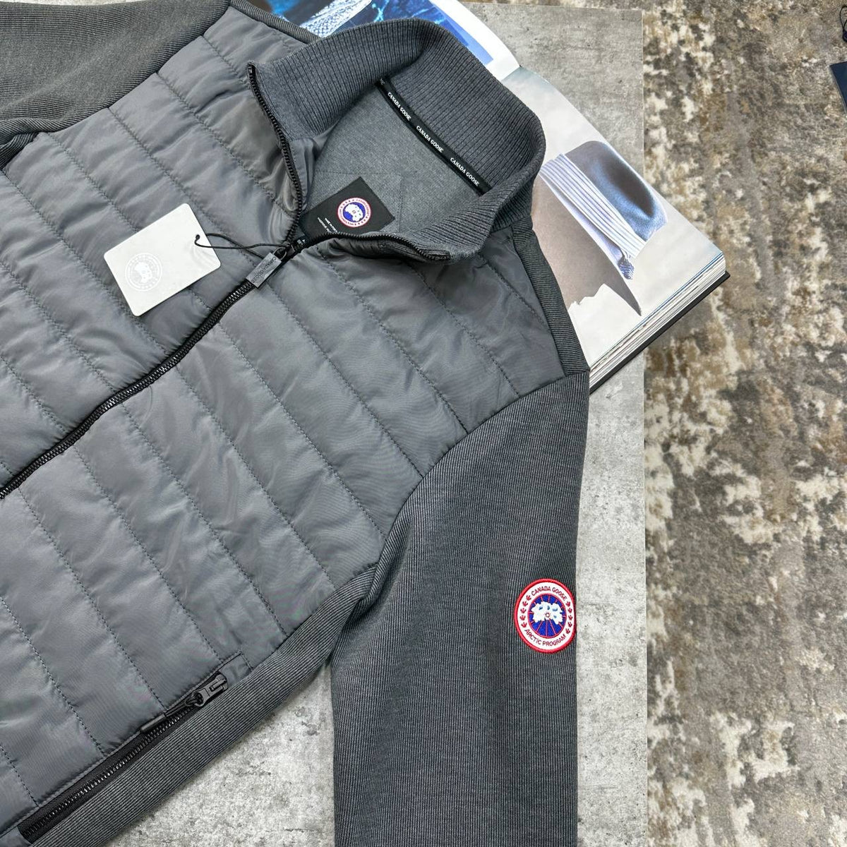 CG ZIP JACKET DARKGREY
