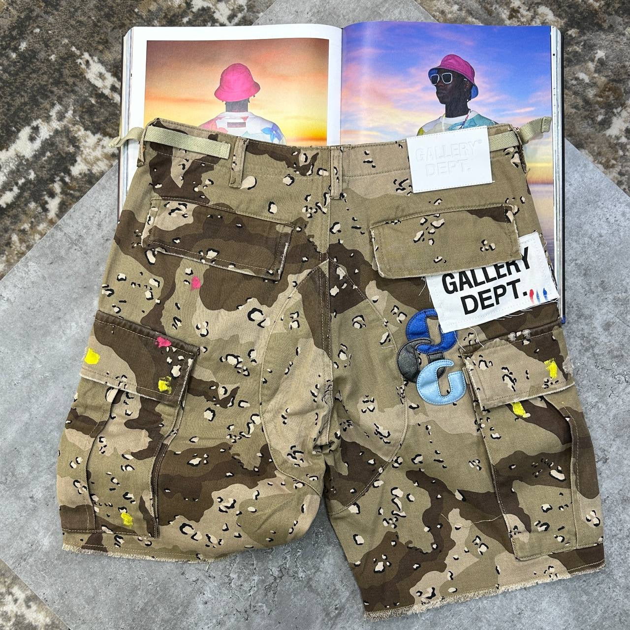 GLRY-DPT CARGO SHORTS BROWN