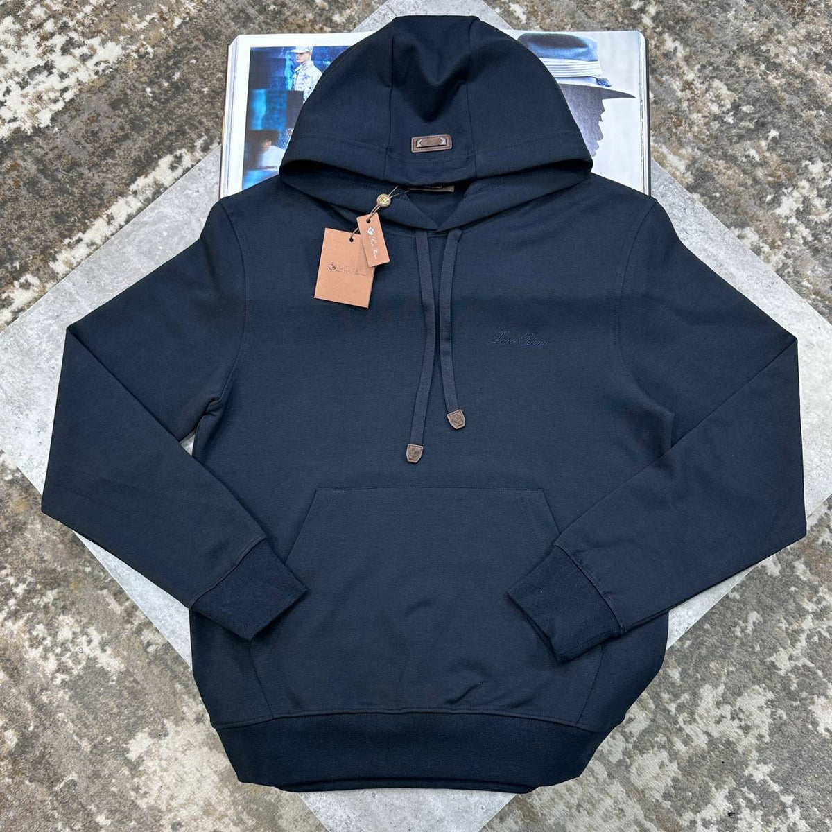 L/P HOODIE NAVY