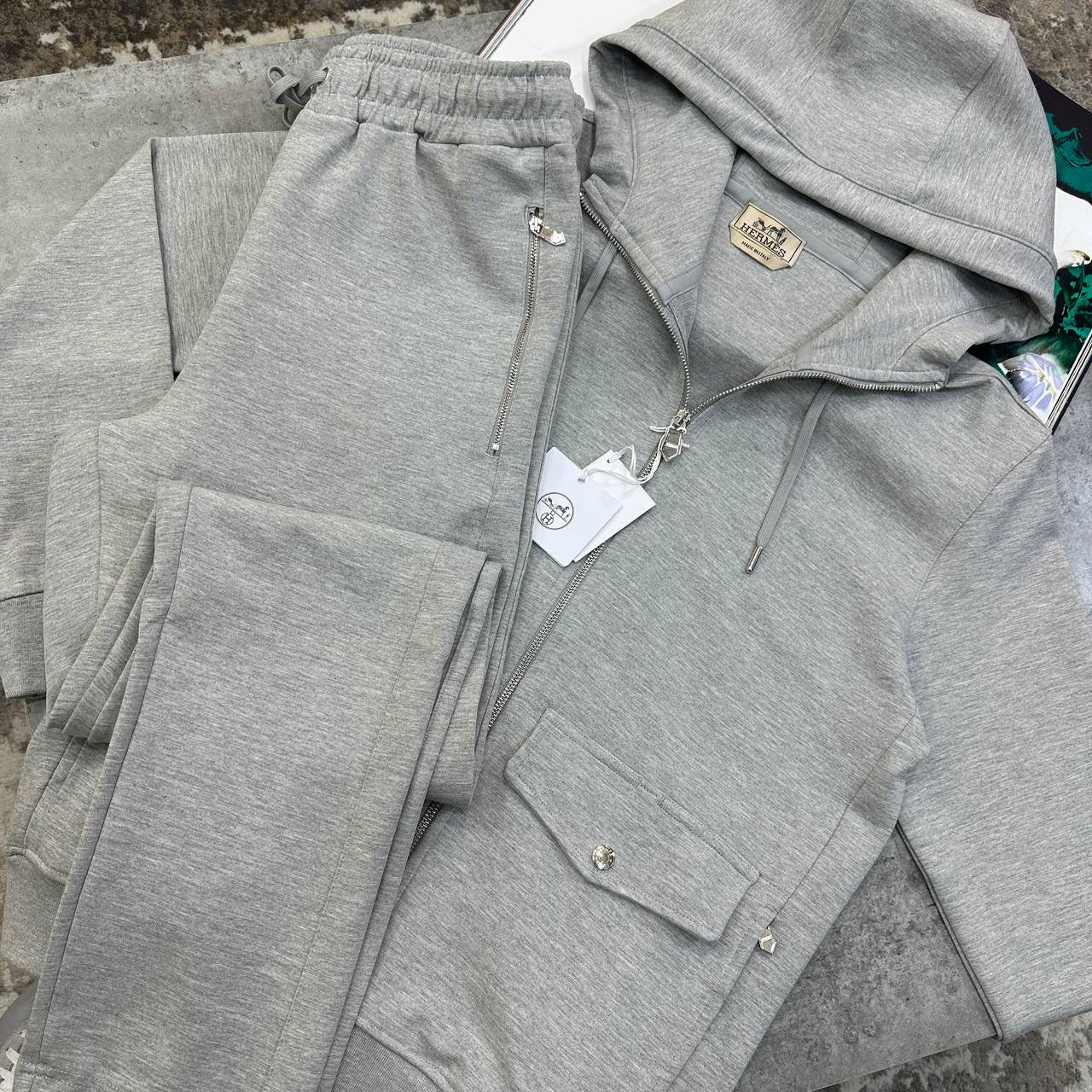 HRMS POCKET TRACKSUIT LIGHTGREY