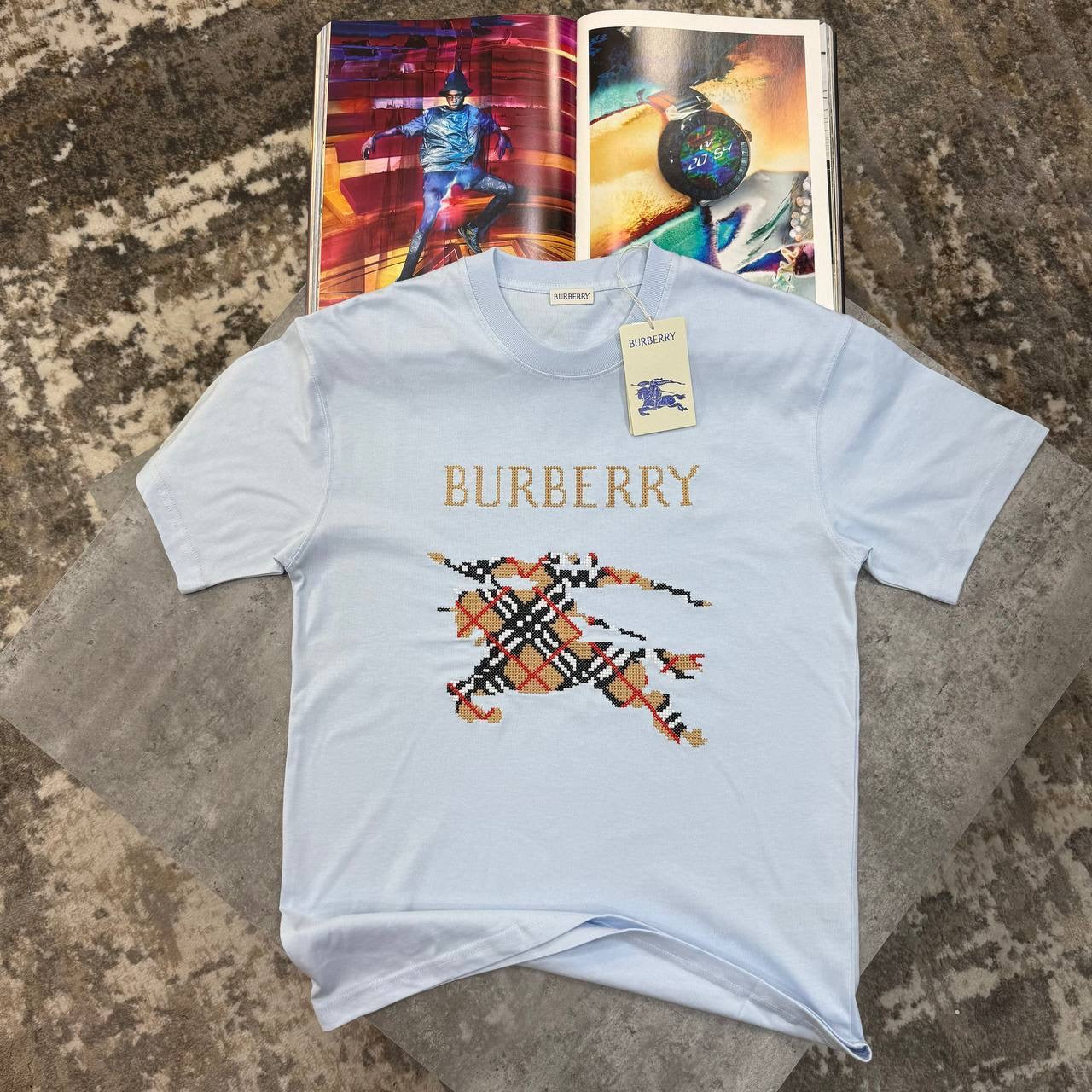 BRBRY T-SHIRT LIGHT BLUE