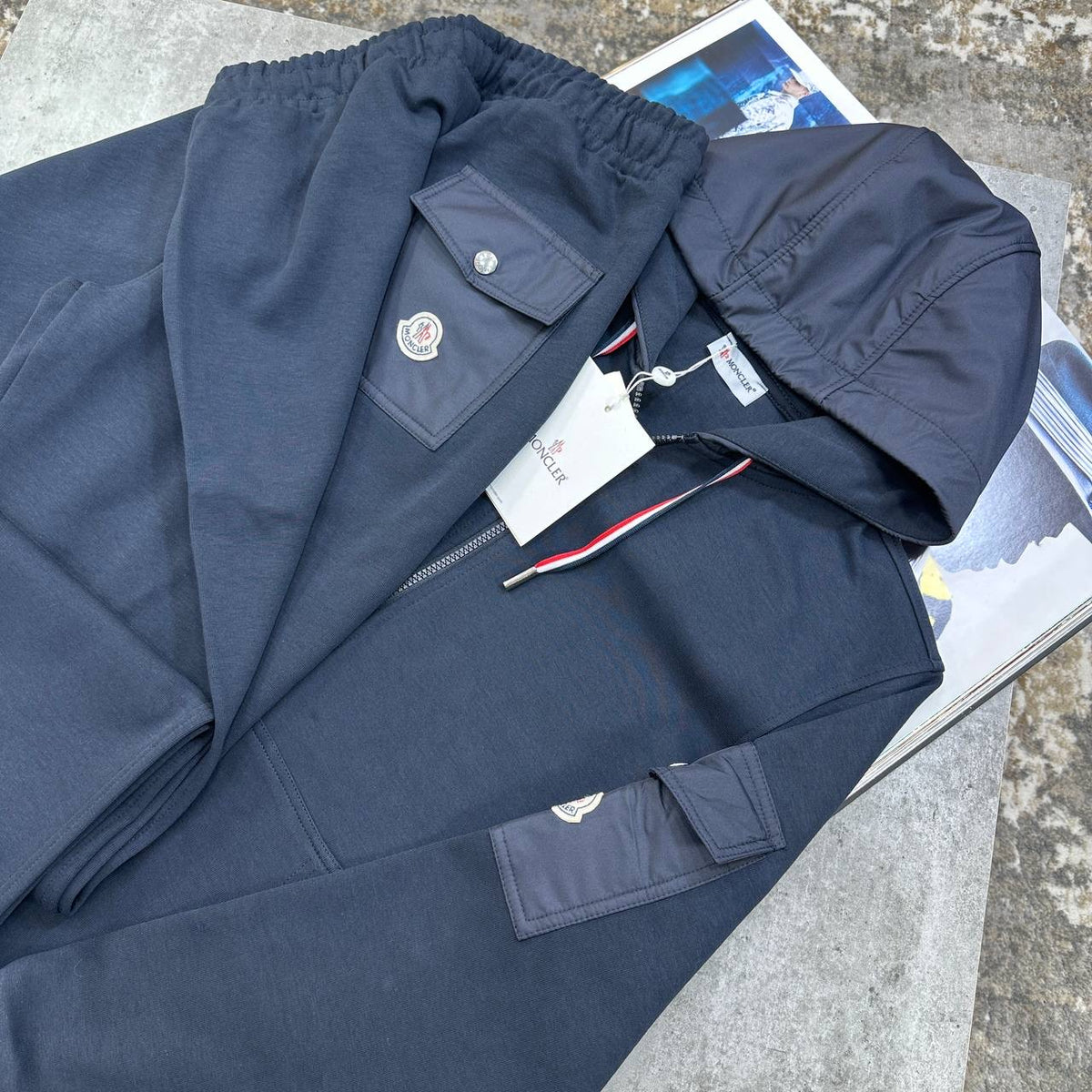 NCLR SIDE BADGE TRACKSUIT BLACK