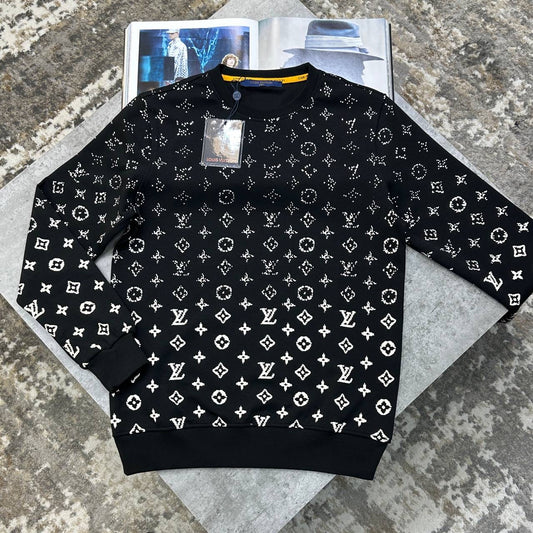 LV FULL PRINT JUMPER BLACK