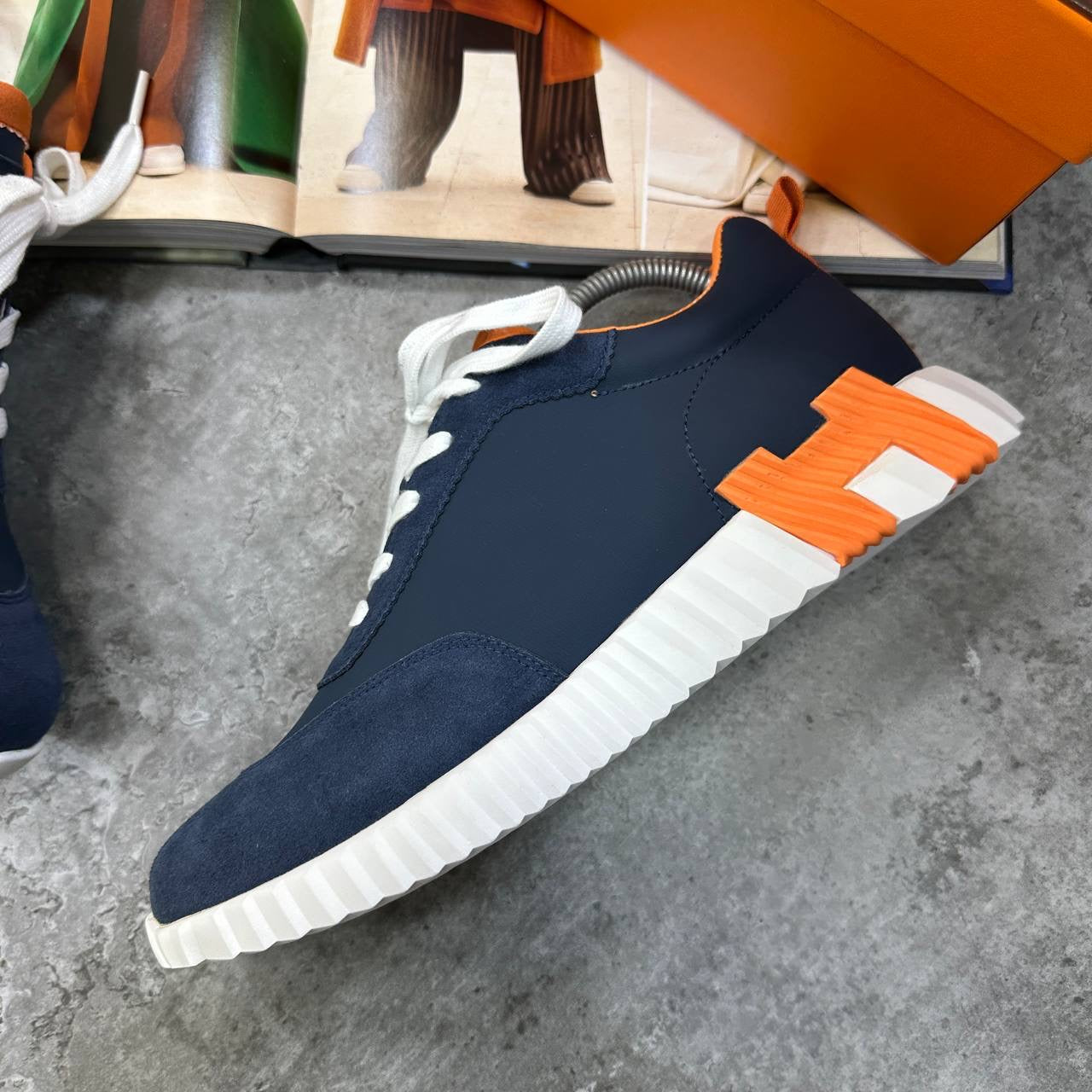 HRMS BOUNCING TRAINERS NAVY-ORANGE
