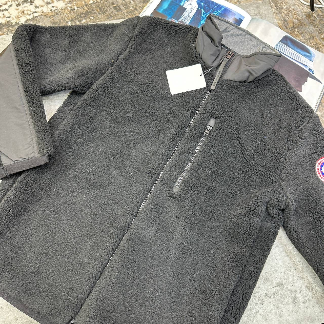 CG FLEECE JACKET BLACK