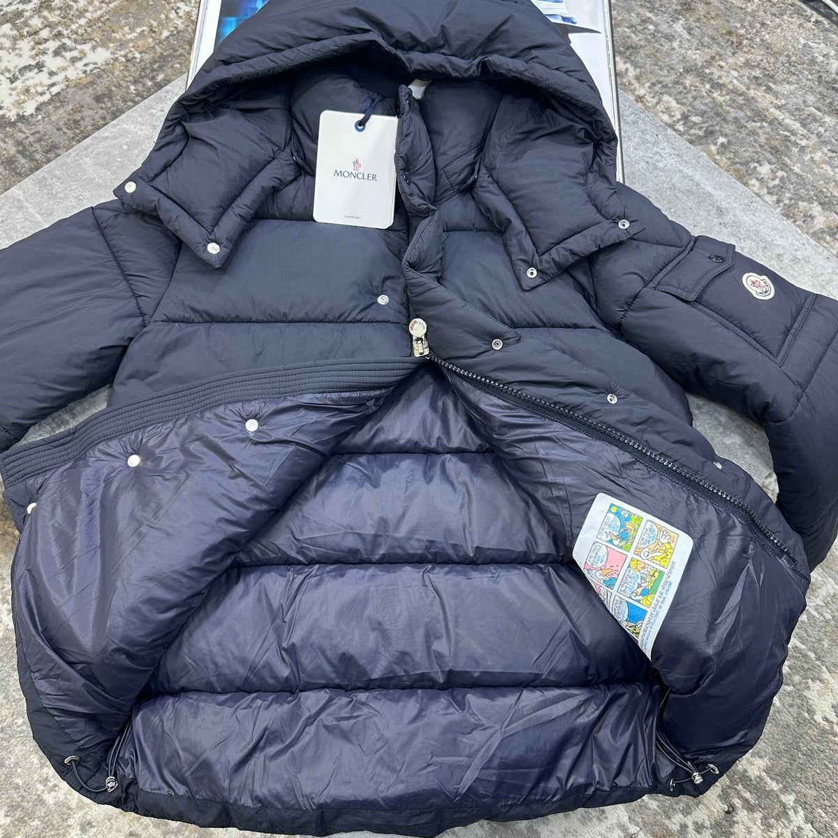 NCLR MAYA FULL PUFFY JACKET NAVY