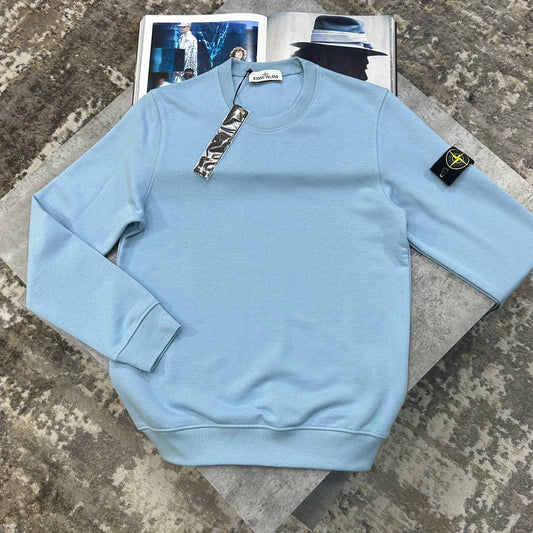 SI SIDE BADGE JUMPER LIGHTBLUE