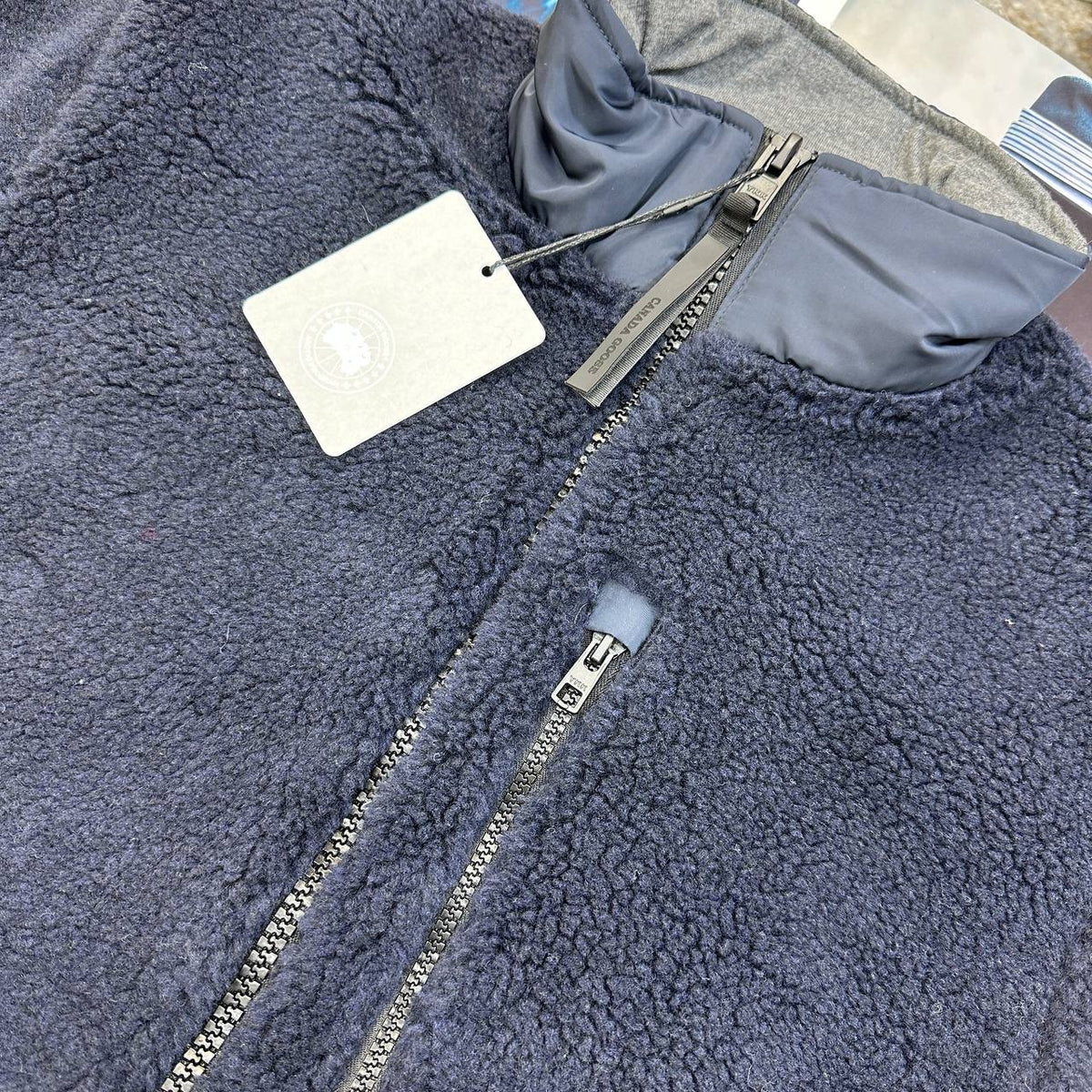 CG FLEECE JACKET NAVY