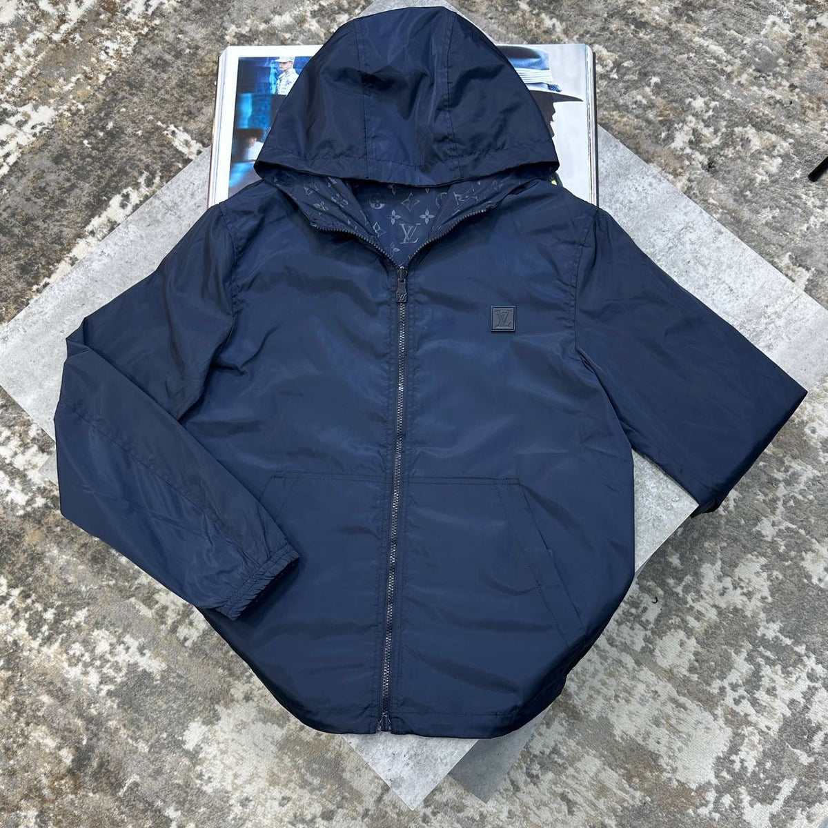 LVE REVERSIBLE JACKET NAVY