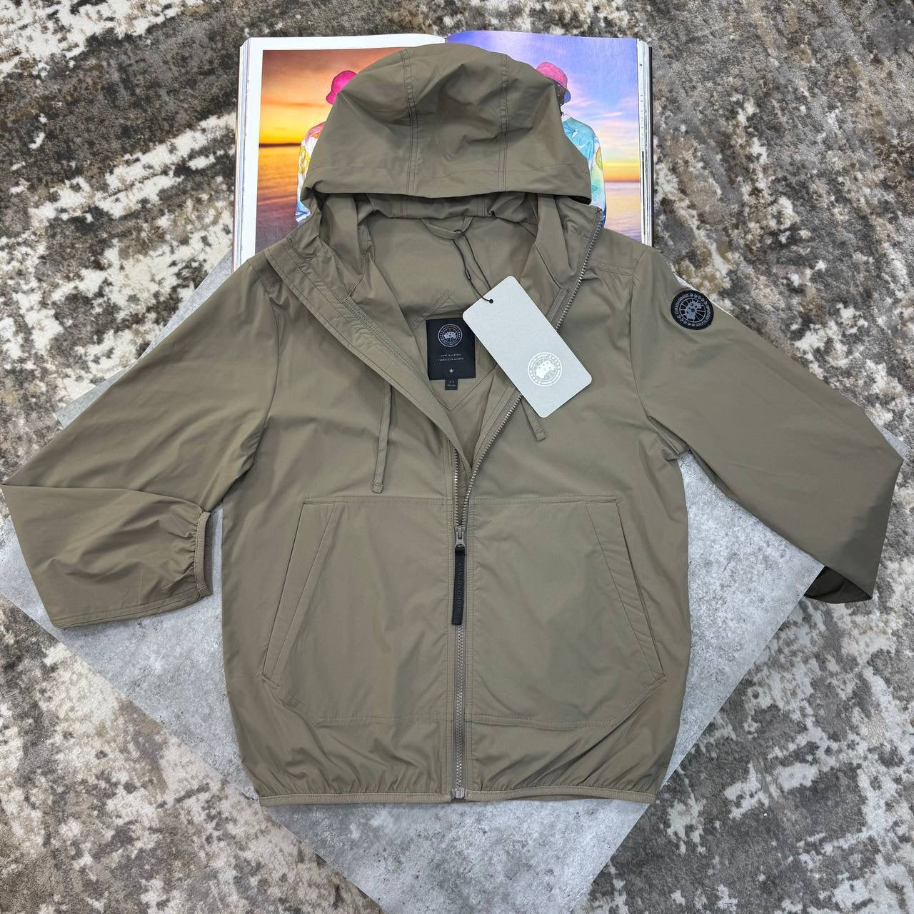 CG SHORT SET BLACK BADGE LIGHT-BROWN