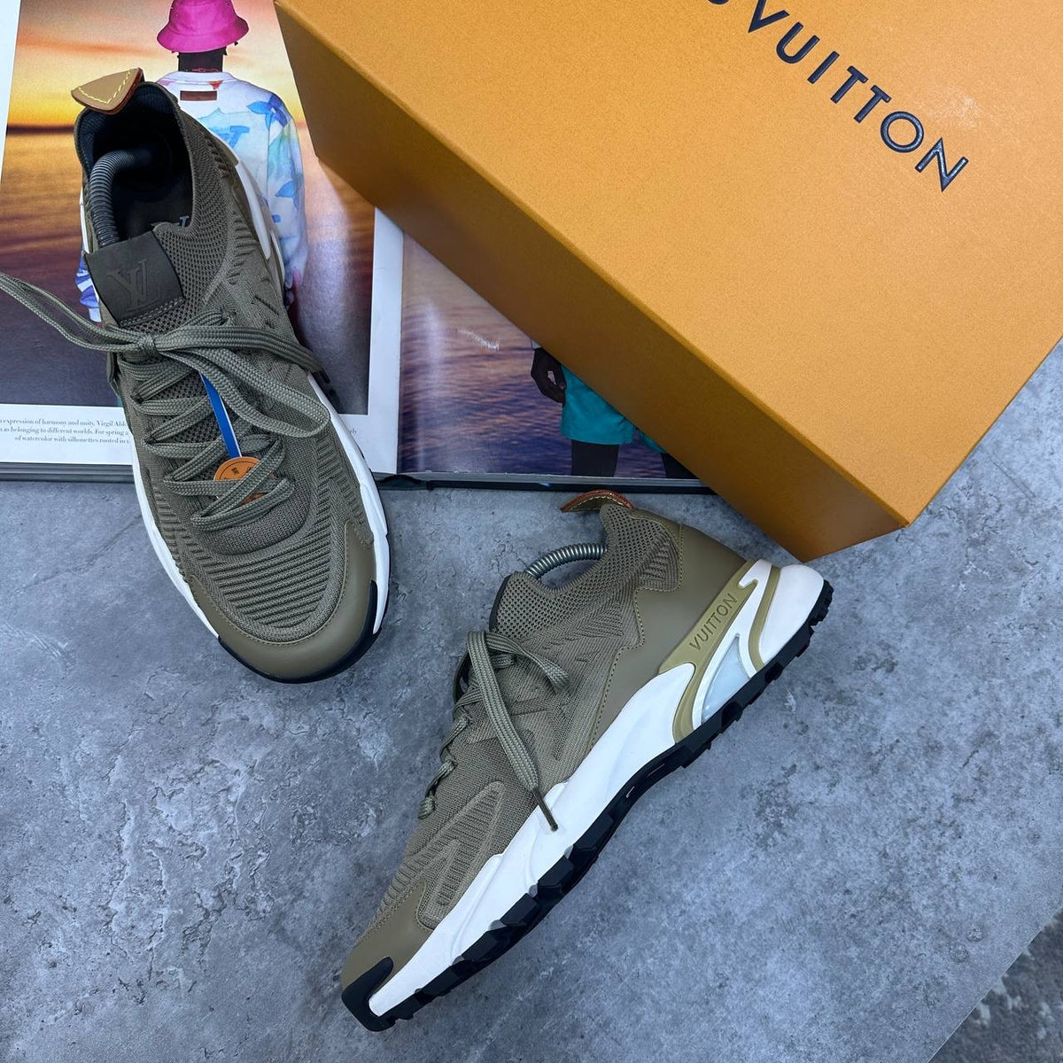 LVE TRAINERS BROWN/WHITE