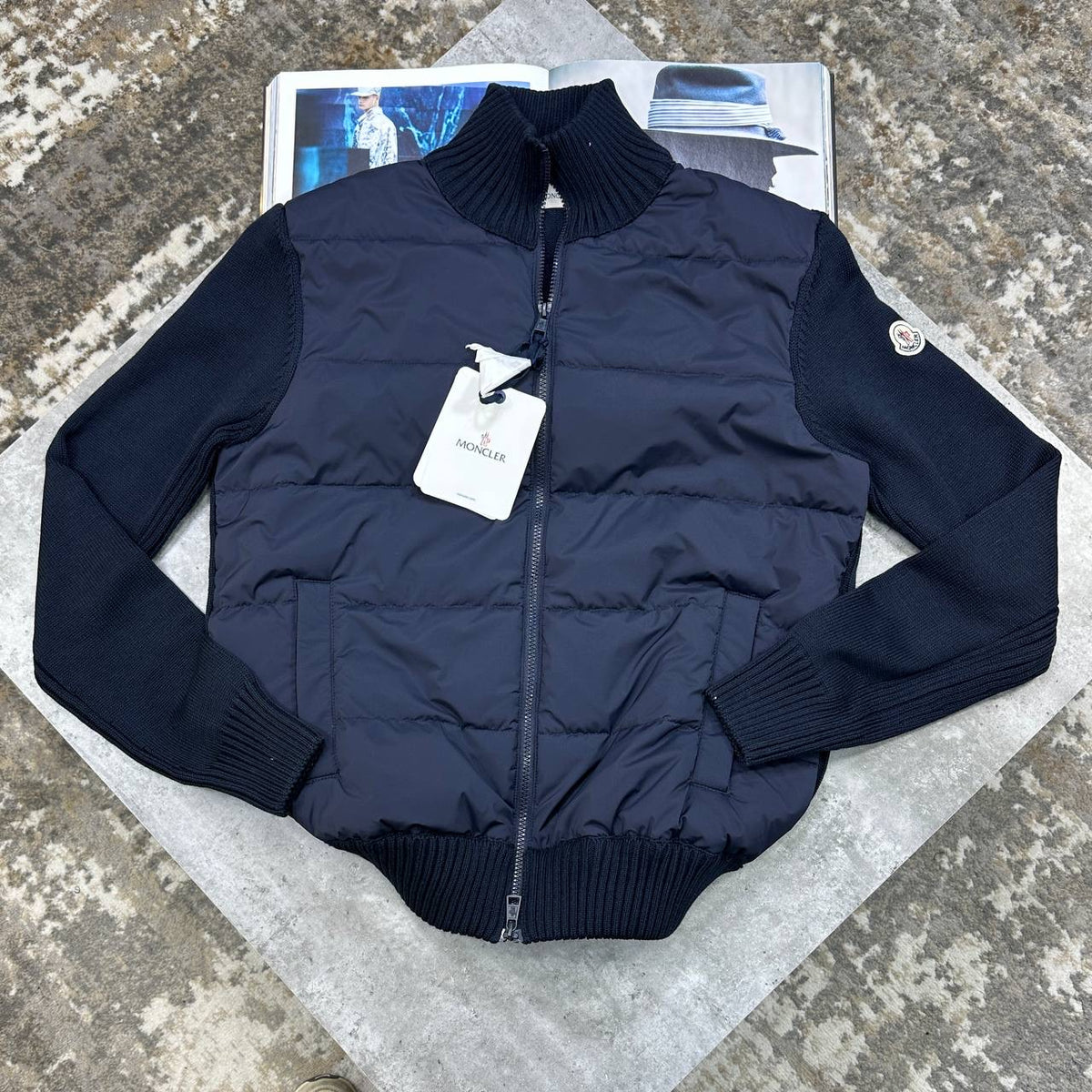 NCLR SIDE BADGE JACKET NAVY