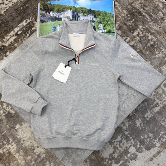 NCLR HALF ZIP JUMPER GREY