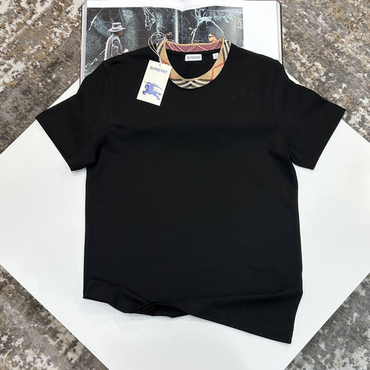 BRBRY ROUND NECK T-SHIRT BLACK