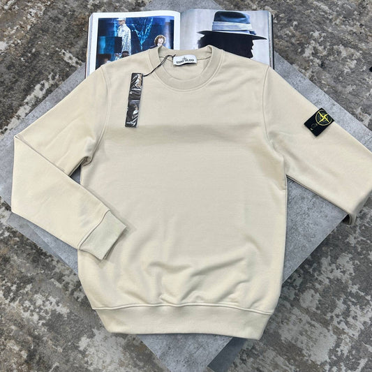 SI SIDE BADGE JUMPER LIGHTBEIGE