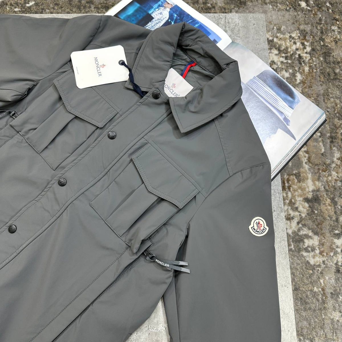 NCLR FRONT POCKET JACKET BLACK