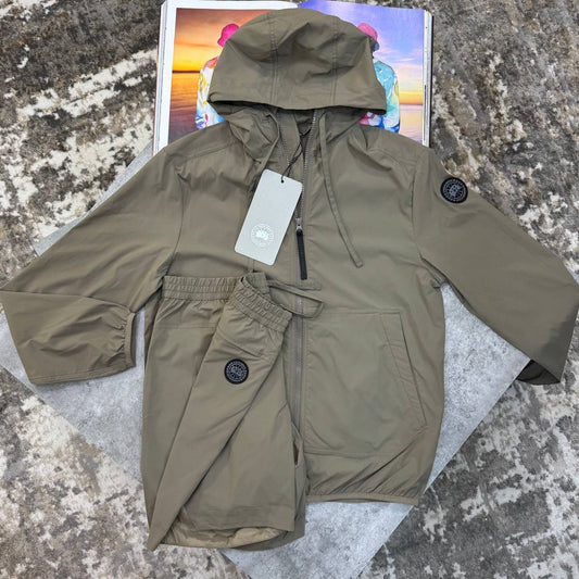 CG SHORT SET BLACK BADGE LIGHT-BROWN