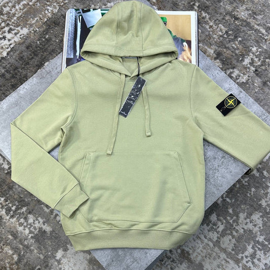 SI HOODIE SIDE BADGE BEIGE