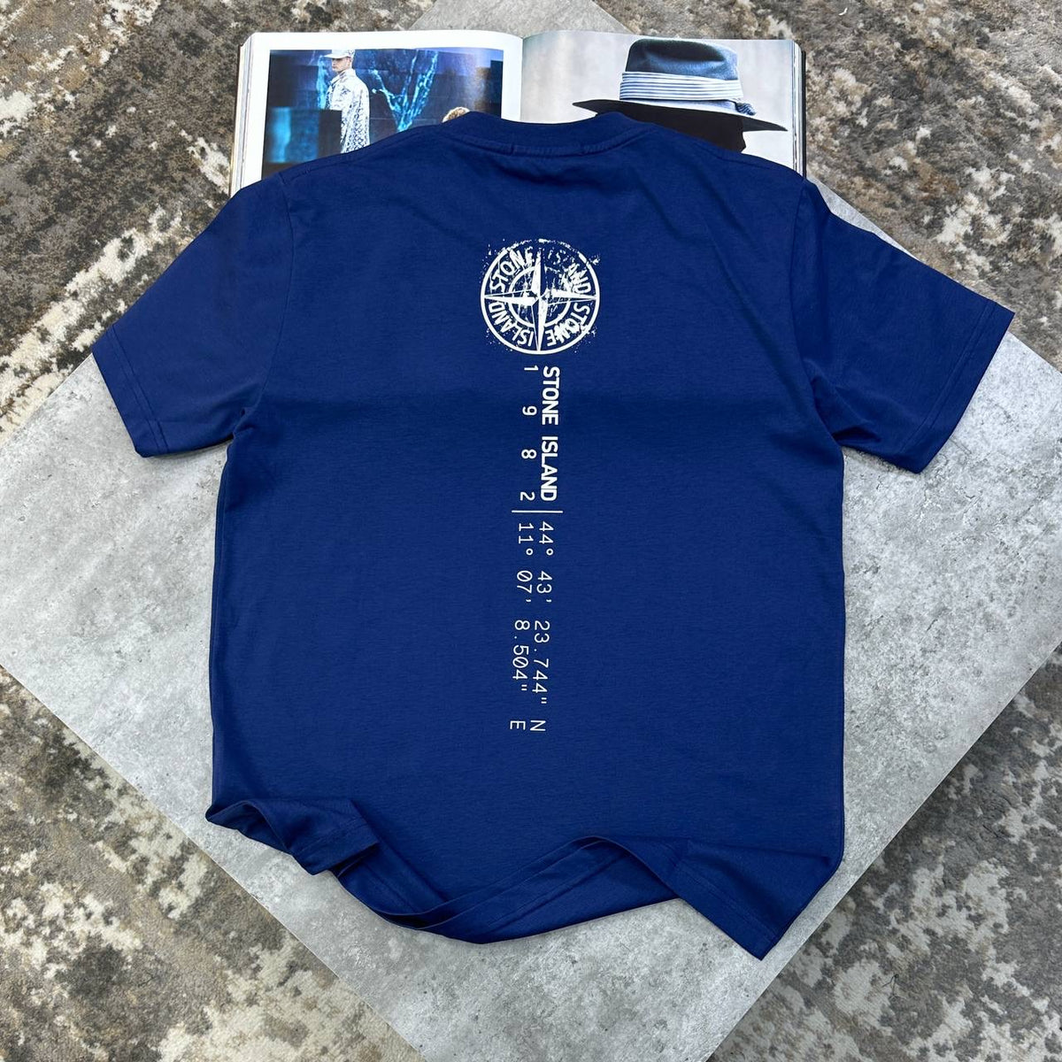 SI BACK BIG LOGO T-SHIRT BLUE