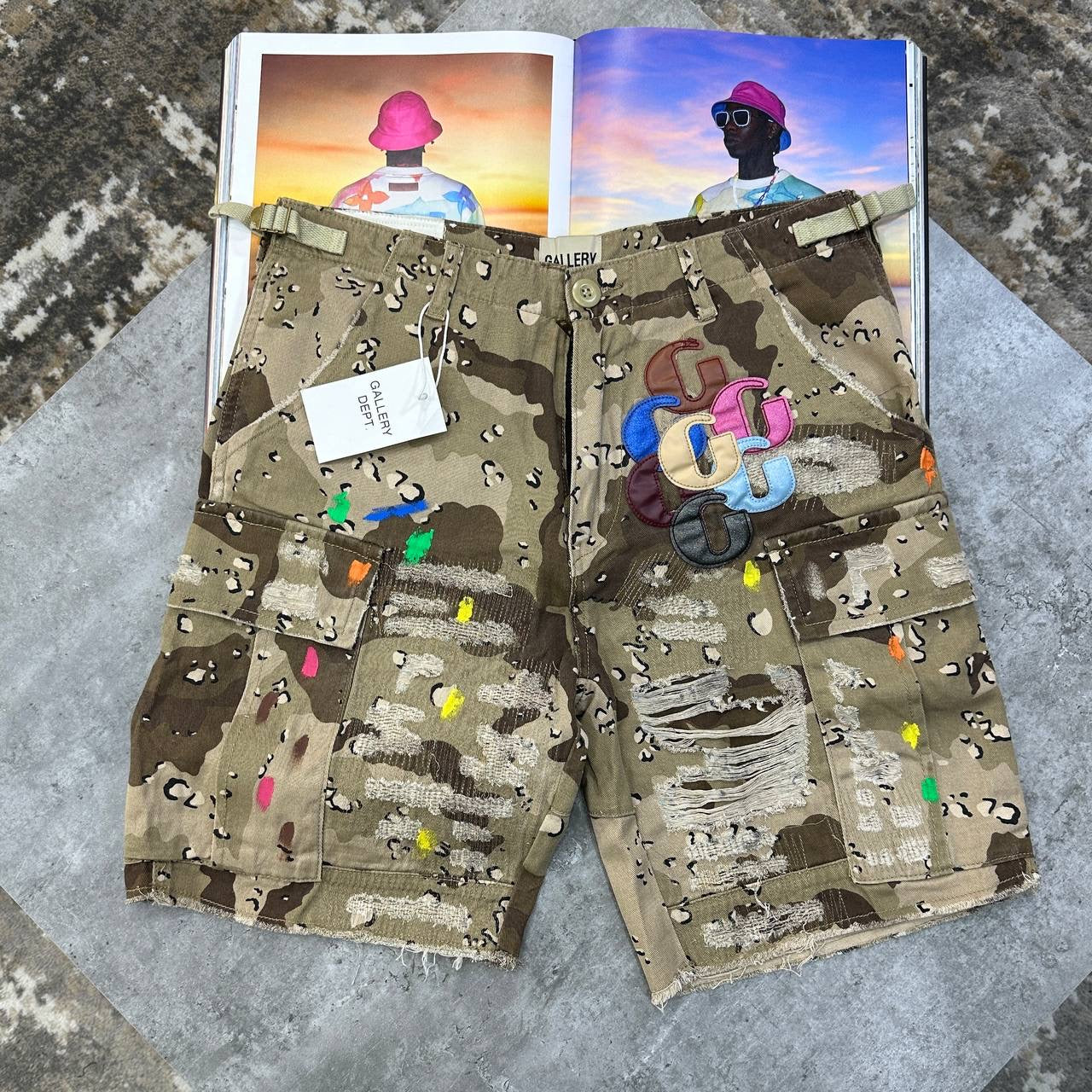 GLRY-DPT CARGO SHORTS BROWN